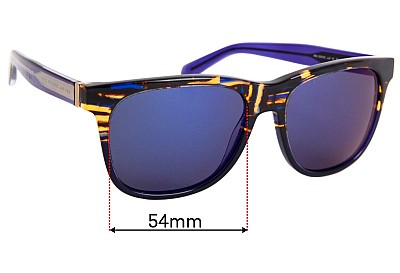 Marc by Marc Jacobs MMJ 360/N/S  Replacement Lenses 54mm wide 