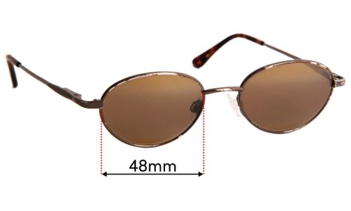 Sunglass Fix Ersatzgläser für Maui Jim MJ146 Coral Reef - 48mm Wide 
