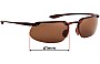 Sunglass Fix Ersatzgläser für Maui Jim MJ409 Kanaha - 61mm Wide 