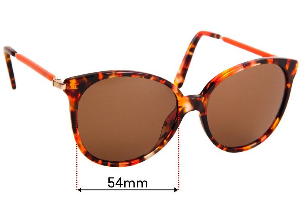 Sunglass Fix Replacement Lenses for Max and CO Sun Rx 04 - 54mm Wide Sunglass Fix Replacement Lenses for Max and CO Sun Rx 04 - 54mm Wide