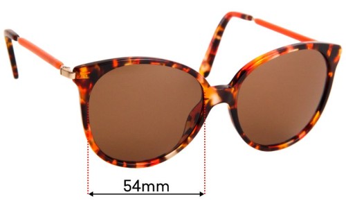 Sunglass Fix Replacement Lenses for Max and CO Sun Rx 04 - 54mm Wide Sunglass Fix Replacement Lenses for Max and CO Sun Rx 04 - 54mm Wide