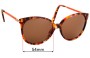 Sunglass Fix Replacement Lenses for Max and CO Sun Rx 04 - 54mm Wide 