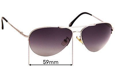 Michael Kors M2049S Gansevoort Lentilles de Remplacement 59mm wide 