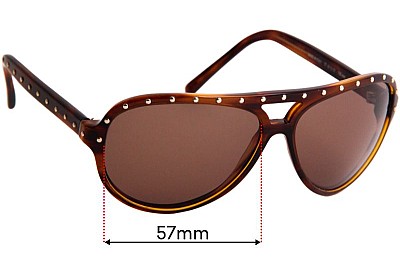 Michael Kors MK18345 Lentilles de Remplacement 57mm wide 