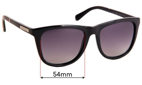Sunglass Fix Ersatzgläser für Michael Kors MK6009 Algarve - 54mm Wide 
