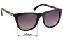 Sunglass Fix Ersatzgläser für Michael Kors MK6009 Algarve - 54mm Wide 