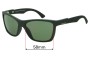 Sunglass Fix Lentilles de Remplacement pour Mormaii VENICE BEAT - 58mm Wide 