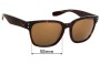 Sunglass Fix Replacement Lenses for Nike EV0878 Volano  - 55mm Wide 