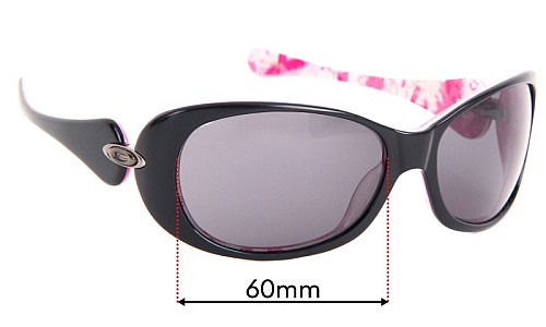 Oakley Dangerous Replacement Lenses 60mm wide 