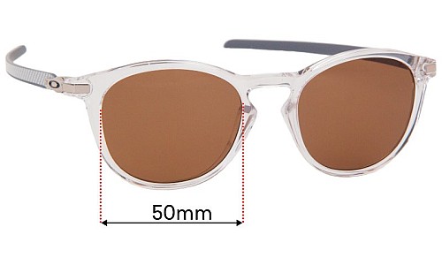 Oakley Pitchman R Carbon OX8149  Replacement Lenses 50mm wide 