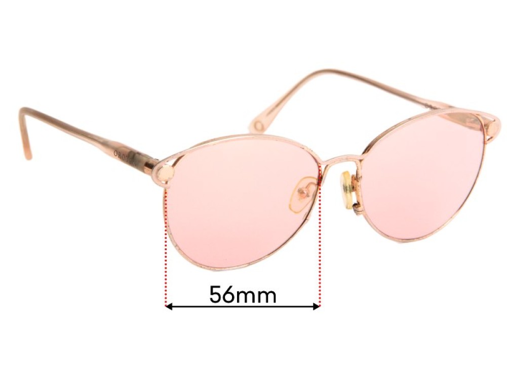 Sunglass Fix Lentilles de Remplacement pour Oroton Avalon - 56mm Wide Sunglass Fix Lentilles de Remplacement pour Oroton Avalon - 56mm Wide