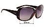 Sunglass Fix Lentes de Repuesto para Prada SPR25N - 61mm Wide 