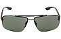 Prada SPS52O Replacement Sunglass Lenses - 64mm Wide Front View 