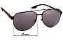 Sunglass Fix Replacement Lenses for Prada SPS54T - 61mm Wide 