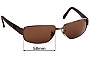 Sunglass Fix Lentilles de Remplacement pour Ray-Ban RB3189 Leather II - 58mm Wide 