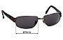 Sunglass Fix Lentes de Repuesto para Ray-Ban RB3189 Leather II - 61mm Wide 