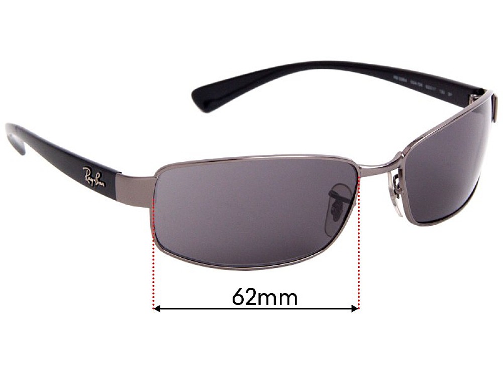 Sunglass Fix Replacement Lenses for Ray Ban RB3364 - 62mm Wide Sunglass Fix Replacement Lenses for Ray Ban RB3364 - 62mm Wide
