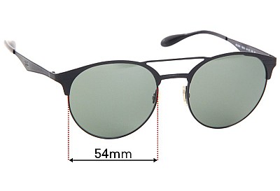 Ray-Ban RB3545 Replacement Lenses 54mm wide 