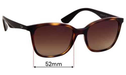 Sunglass Fix Replacement Lenses for Ray-Ban RB7066 - 52mm Wide 