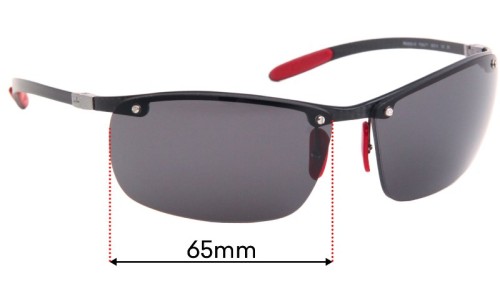 Ray Ban RB8305-M Tech Ersatzlinsen 65mm wide 