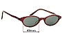 Sunglass Fix Replacement Lenses for Ray-Ban B&L W3299 - 49mm Wide 