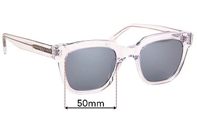 Retro Super Future Giusto  Replacement Lenses 50mm wide 