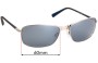 Sunglass Fix Replacement Lenses for Revo RE1084 Decoy - 60mm Wide 