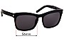 Sunglass Fix Lentes de Repuesto para Saint Laurent  SL 19 - 56mm Wide 