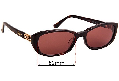 Salvatore Ferragamo SF2622R Lentes de Repuesto 52mm wide 