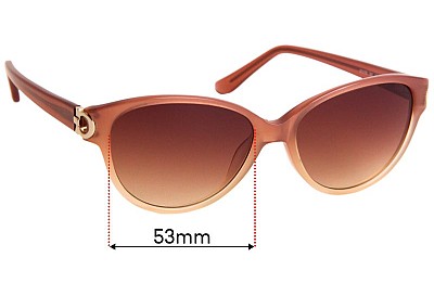 Salvatore Ferragamo SF2735 Lentes de Repuesto 53mm wide 