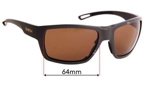 Sunglass Fix Lentilles de Remplacement pour Smith Highwater - 64mm Wide 
