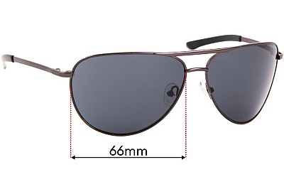 Smith Serpico Lentes de Repuesto 66mm wide 