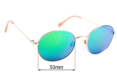 Specsavers Tetra Sun Rx Replacement Lenses 53mm wide 