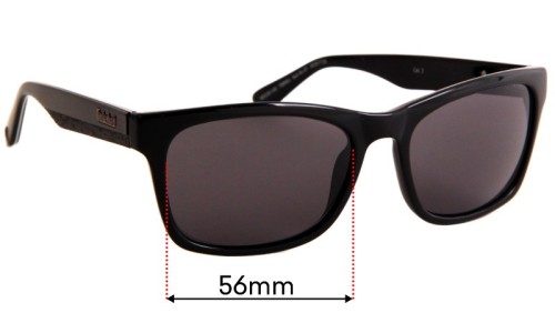 Sunglass Fix Lentilles de Remplacement pour Timberland TB9061 Sun Rx07 - 56mm Wide 