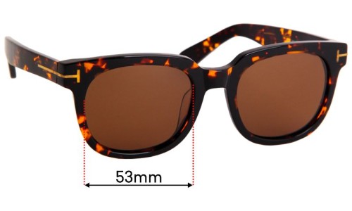 Sunglass Fix Replacement Lenses for Tom Ford TF211 - 53mm Wide Sunglass Fix Replacement Lenses for Tom Ford TF211 - 53mm Wide