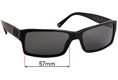 Versace MOD 4198 Replacement Lenses 57mm wide 