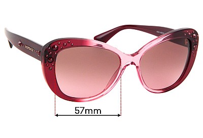 Versace MOD 4309-B Replacement Lenses 57mm wide 