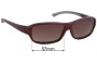 Sunglass Fix Replacement Lenses for Vuarnet Pouilloux 122 - 57mm Wide 