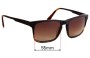 Sunglass Fix Replacement Lenses for Vuarnet District VL1619 - 55mm Wide 