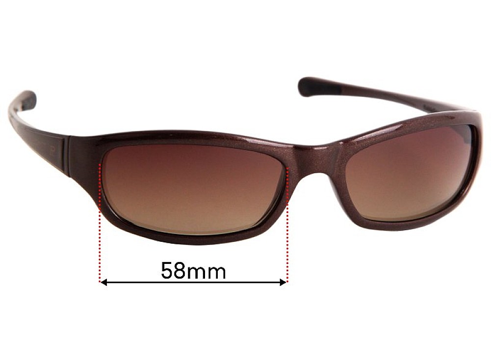 Sunglass Fix Lentes de Repuesto para Vuarnet REF111 - 58mm Wide Sunglass Fix Lentes de Repuesto para Vuarnet REF111 - 58mm Wide