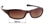 Sunglass Fix Lentes de Repuesto para Vuarnet REF111 - 58mm Wide 