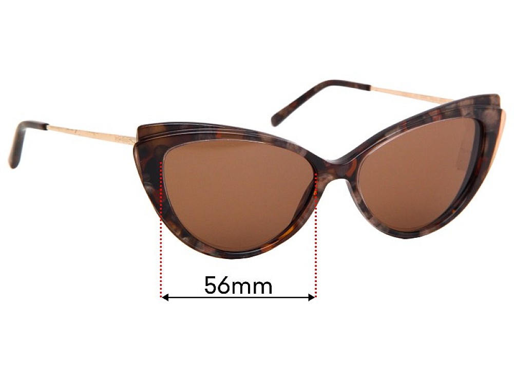 Sunglass Fix Replacement Lenses for Yves Saint Laurent YSL6346/S - 56mm Wide Sunglass Fix Replacement Lenses for Yves Saint Laurent YSL6346/S - 56mm Wide