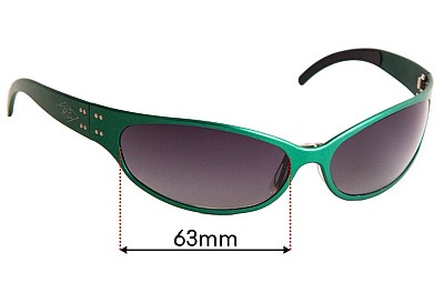 Gatorz Gator Replacement Lenses 63mm wide 