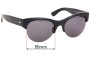 Sunglass Fix Replacement Lenses for Oliver Peoples OV5248-S Louella - 55mm Wide 