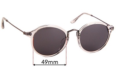 Rixx Orbit Replacement Lenses 49mm wide 