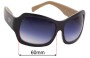 Sunglass Fix Lentes de Repuesto para AM Eyewear Jojo - 60mm Wide 