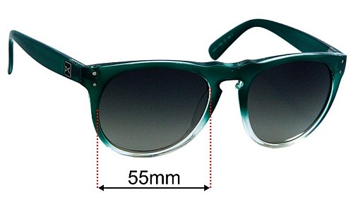 Anon Burnout Lentes de Repuesto 55mm wide 