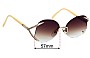 Sunglass Fix Lentilles de Remplacement pour Christian Dior 2289 - 57mm Wide 