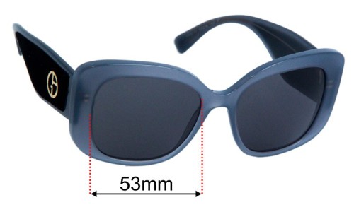 Giorgio Armani AR 8150 Ersatzlinsen 53mm wide 