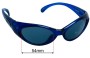 Sunglass Fix Replacement Lenses for Legend Snedly - 54mm Wide 